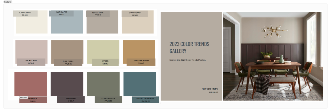 color trends 2023 color themes ad creative